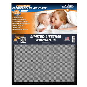 16 in. x 30 in. x 1 in. Flexible Permanent Washable Air Filter MERV 8