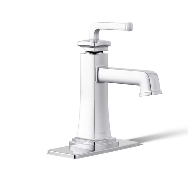 KOHLER Riff Single-Handle Single-Hole Bathroom Faucet in Polished Chrome