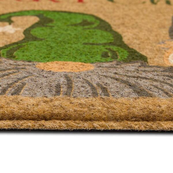 Gertmenian & Sons The Grinch Welcome and Merry Grinchmas 20 in. x 34 in  Coir Door Mat (2-Pack) 19594 - The Home Depot
