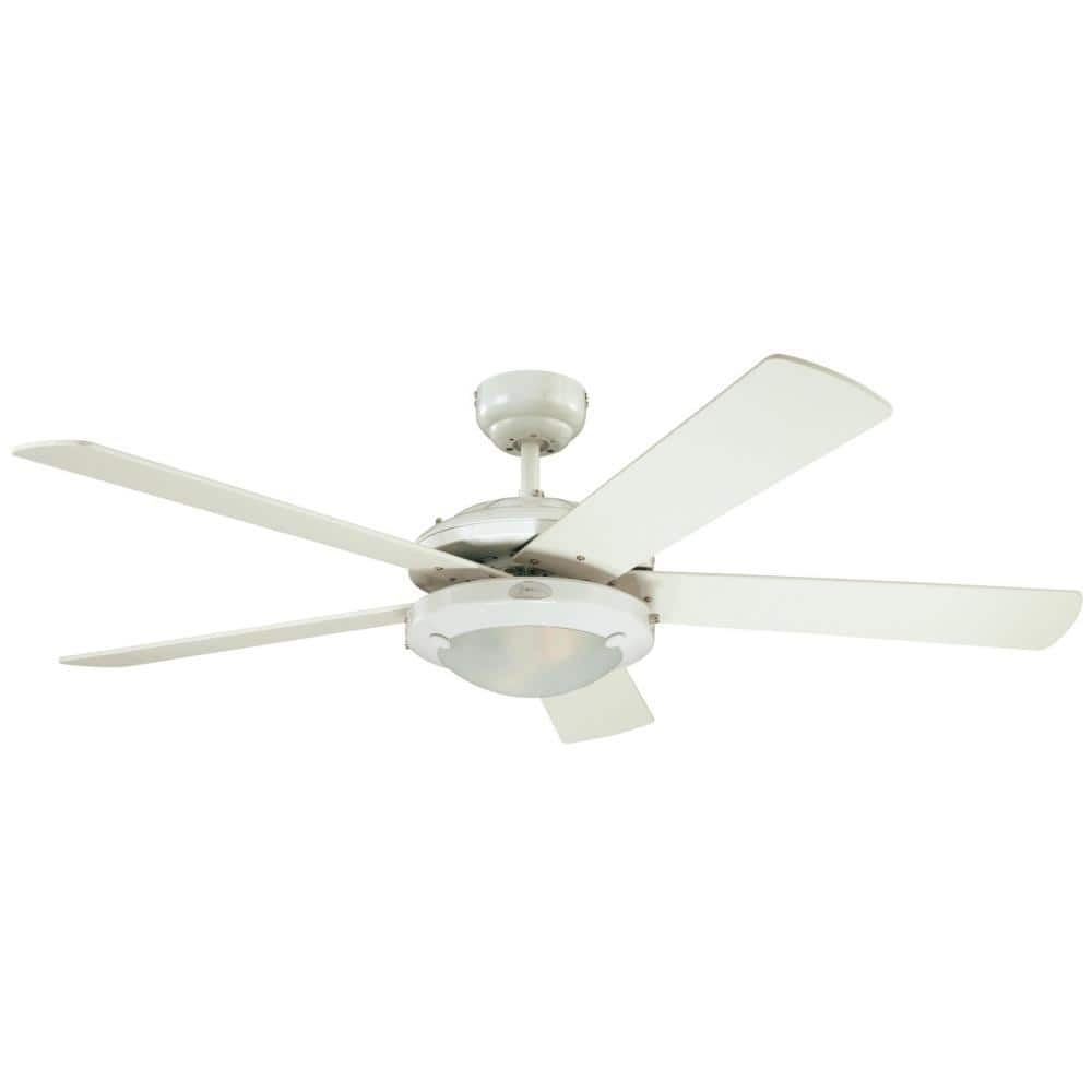 Westinghouse Integrated LED White Ceiling Fan with Light Kit 7233600 - The Home Depot