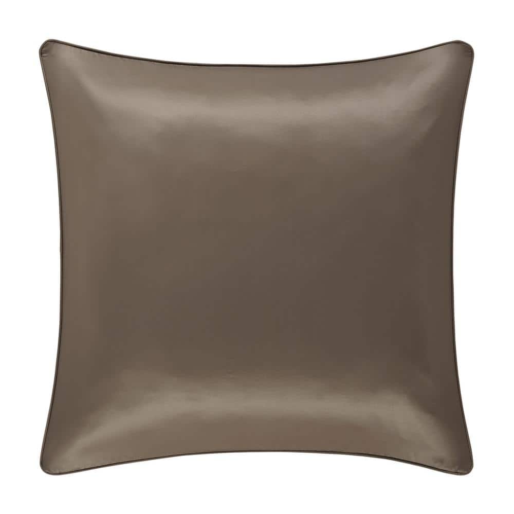 Calgary Taupe Polyester Euro Sham