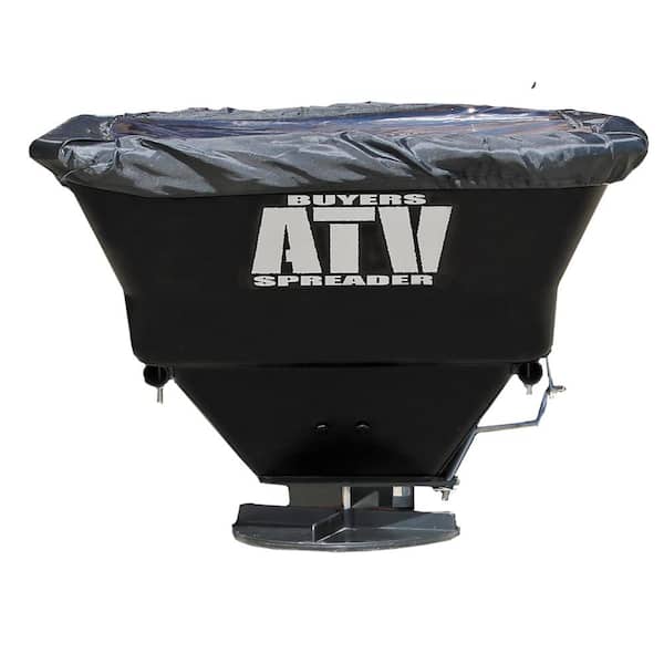 BUYERS PRODUCTS 100 lbs. Capacity ATV Mounted All Purpose Broadcast Spreader for Rock Salt, Feed, Seed and Fertilizer