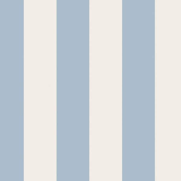 Unbranded Canopy Stripe Blue Wallpaper Sample