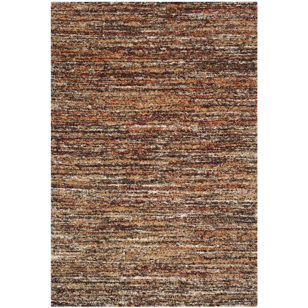 SAFAVIEH Retro Ivory/Gold 4 ft. x 6 ft. Striped Area Rug