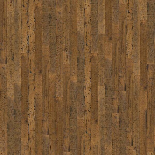 Shaw Chinos Hickory 5 in. Almond  3/8 in. T x 5 in. W x Varying Length Engineered Hardwood Flooring (23.66 sq. ft. /case)