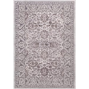 Thema Vintage Brown 3 ft. x 5 ft. Area Rug