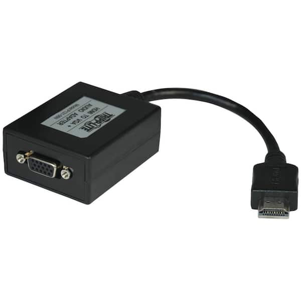 Overgang Skuespiller Kirken Tripp Lite HDMI to VGA with Audio Converter Adapter for  Ultrabook/Laptop/Desktop PC P131-06N - The Home Depot