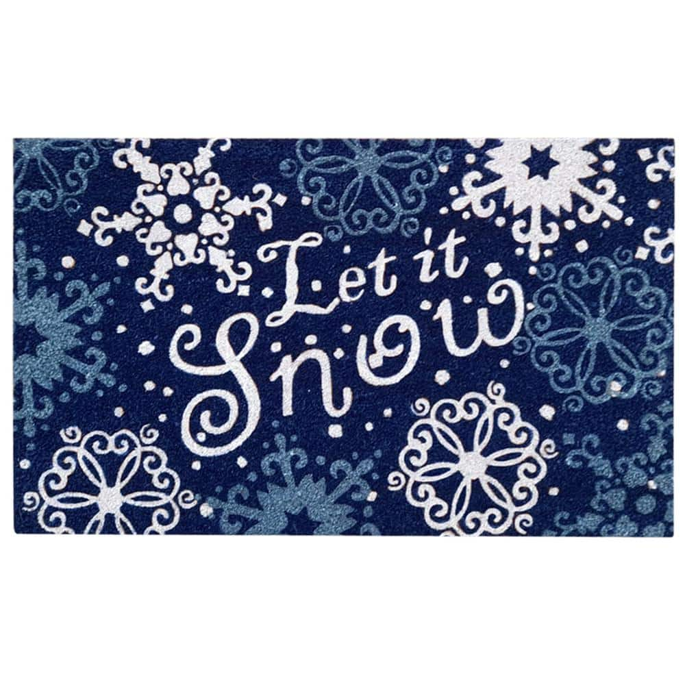 let it snow doormat – freckled lemons