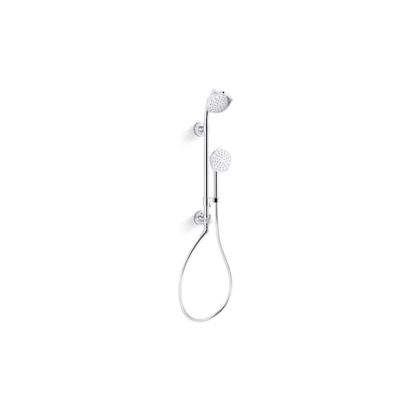 KOHLER Hydrorail-S Occasion Shower Column Kit with Showerhead And Handshower 1.75 GPM in Polished Chrome