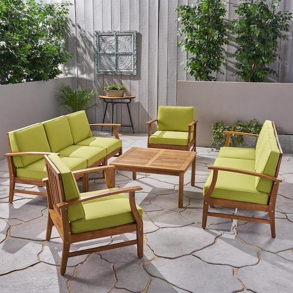 Sustainable Teak 9 Piece Patio Set