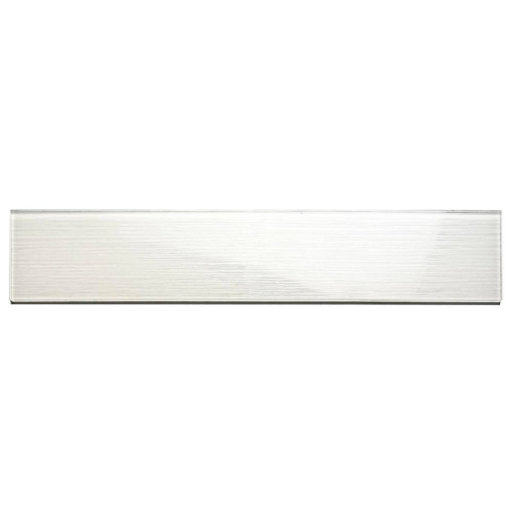 American Country Style Glass Snow White Subway 3 in. x 16 in. Textured Glass Wall Tile (20 sq. ft./Case) price history on PriceWatchPro