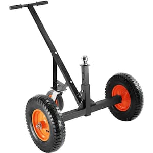Adjustable Trailer Dolly 1000 lbs. Capacity with 2 in. Hitch Ball Carbon Steel Trailer Mover for Moving Car, RV, Trailer