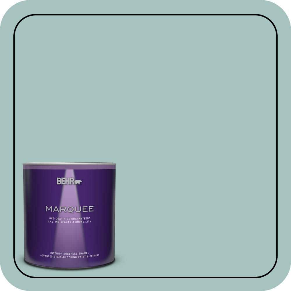 1 qt. #T17-08 Polished Aqua Eggshell Enamel Interior Paint & Primer price history on PriceWatchPro