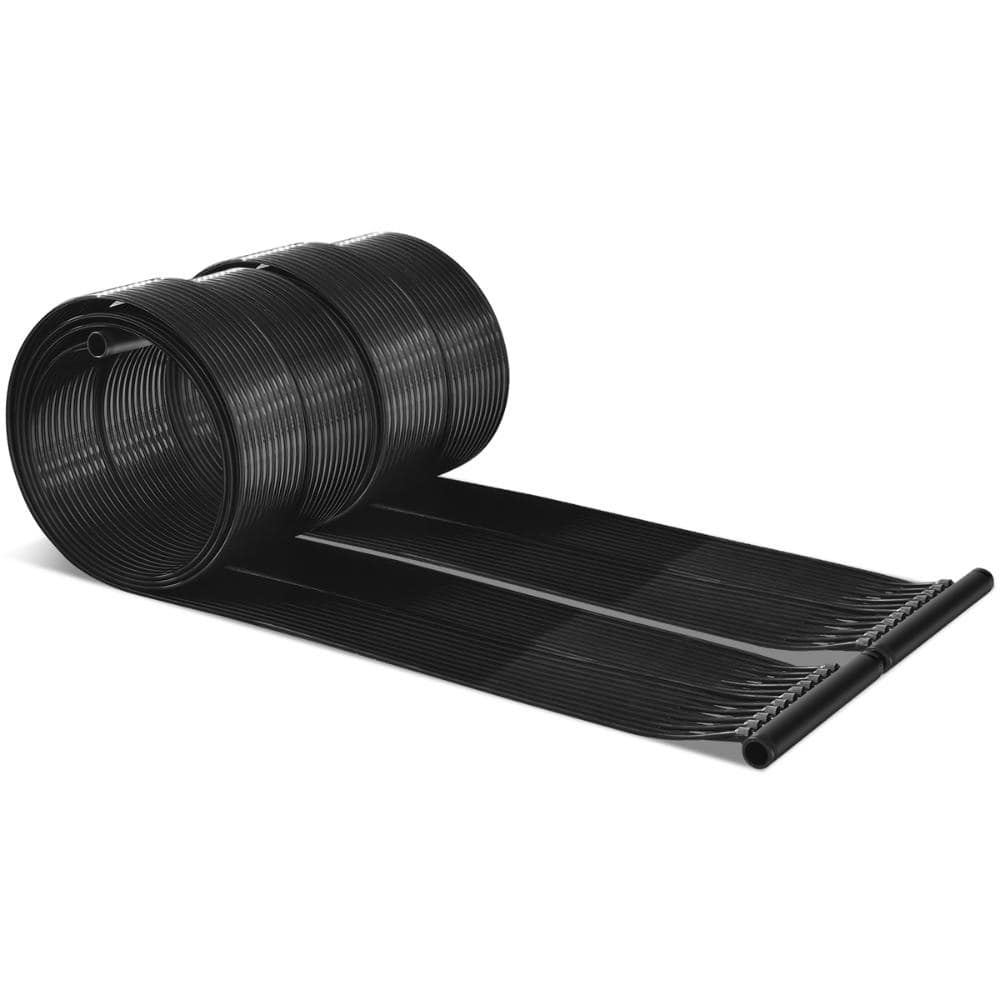 2 Pieces Solar Swimming Pool Heating System 10 / 16.4 / 20 ft. Weatherproof PE Panels + Ground Inclined Roof price history on PriceWatchPro