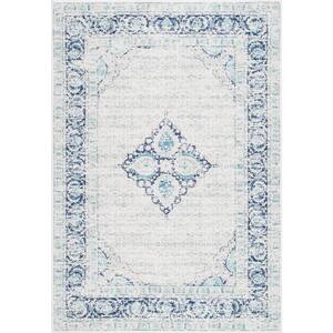 Pauley Vintage Light Blue 7 ft. x 9 ft. Area Rug