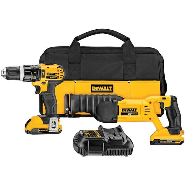 DEWALT 20-Volt Lithium-Ion Cordless Combo Kit (2-Tool)