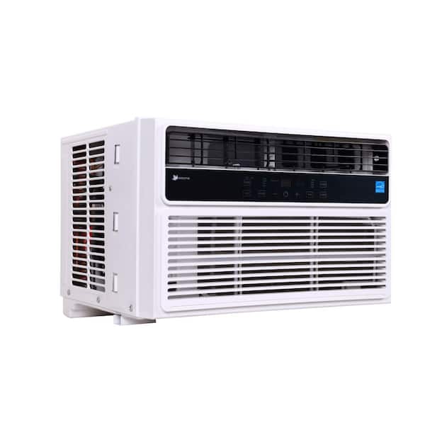 14,500 BTU 115V Window Air Conditioner Cools 700 Sq. Ft. with Remote  Control in White