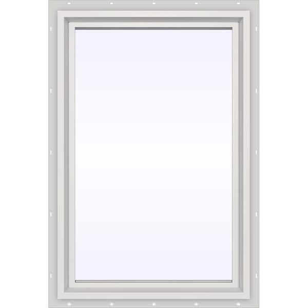JELD-WEN 23.5 in. x 29.5 in. V-4500 Series White Vinyl Picture Window w/ Low-E 366 Glass