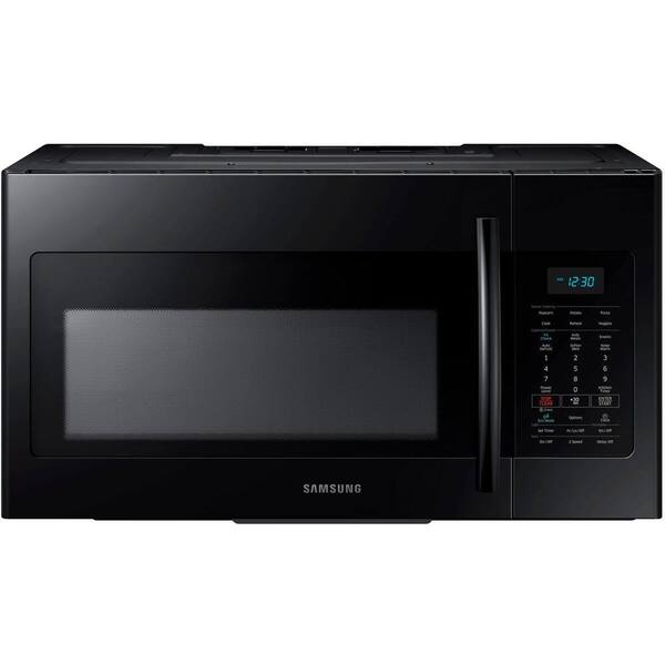 Samsung 30 in. W 1.7 cu. ft. Over the Range Microwave in Black with Sensor Cooking