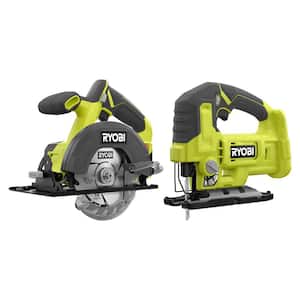 ONE+ 18V Cordless 2-Tool Combo Kit with 5-1/2 in. Circular Saw and Jig Saw (Tools Only)