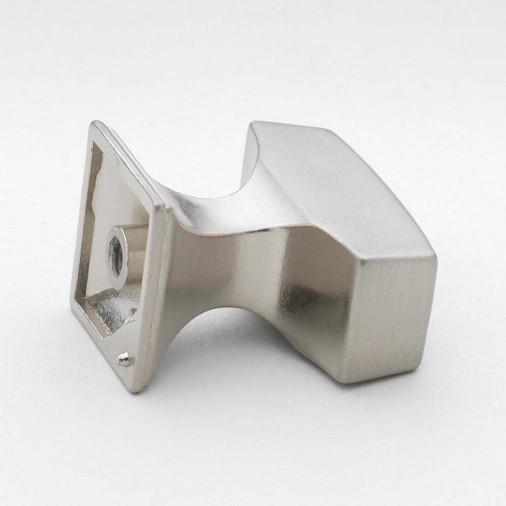 Brushed Nickel Rectangular Cabinet Knob Multipack
