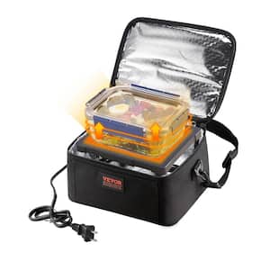 Portable Oven 110-120-Volt Home/Office Food Warmer, 80-Watts (Max 100-Watts) 2 Qt. Electric Heated Lunch Bag