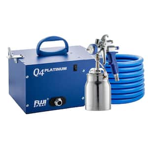 Q4 PLATINUM - T70 HVLP Paint Sprayer Gun with Bottom Feed 1 qt. Cup and 1.3 mm Air Cap Set HVLP Paint Sprayer System