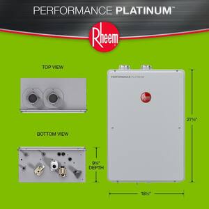 Performance Platinum 9.0 GPM Liquid Propane High Efficiency Indoor Tankless Water Heater