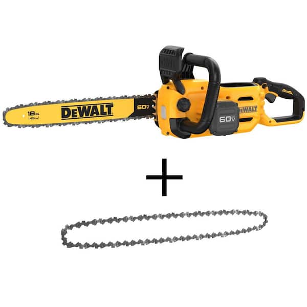 60V MAX 18in. Brushless Battery Powered Chainsaw (Tool Only) with 18in. Chain