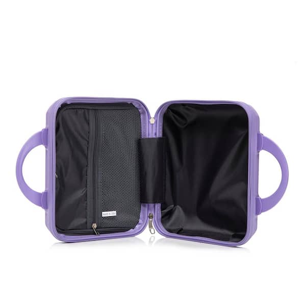 Noble House Lavor 2-Piece Purple ABS Hardside Spinner Wheel