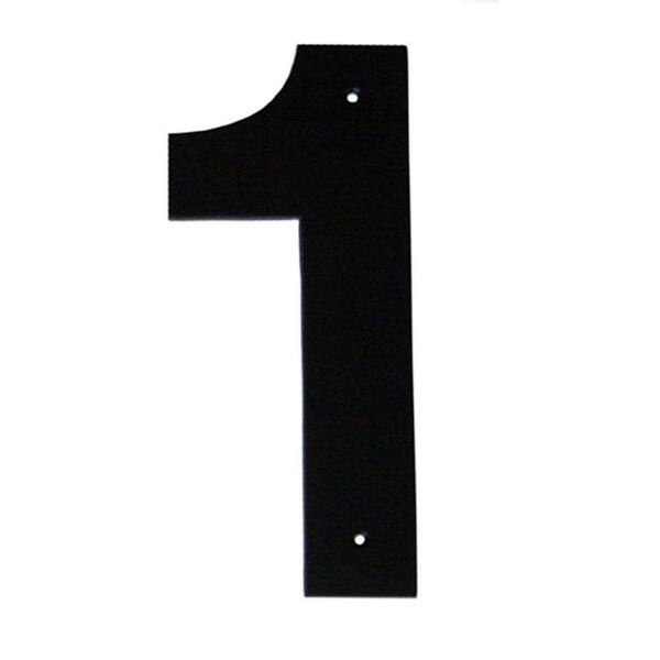 Montague Metal Products 4 In Helvetica House Number 1 Hhn 1 4 The Home Depot