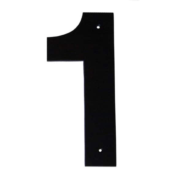 Montague Metal Products 16 in. Helvetica House Number 1 HHN-1-16 - The Home  Depot