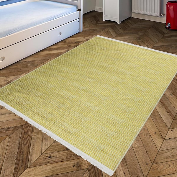 STOENSE Rug, low pile, off-white, 4 ' 4x6 ' 5 - IKEA