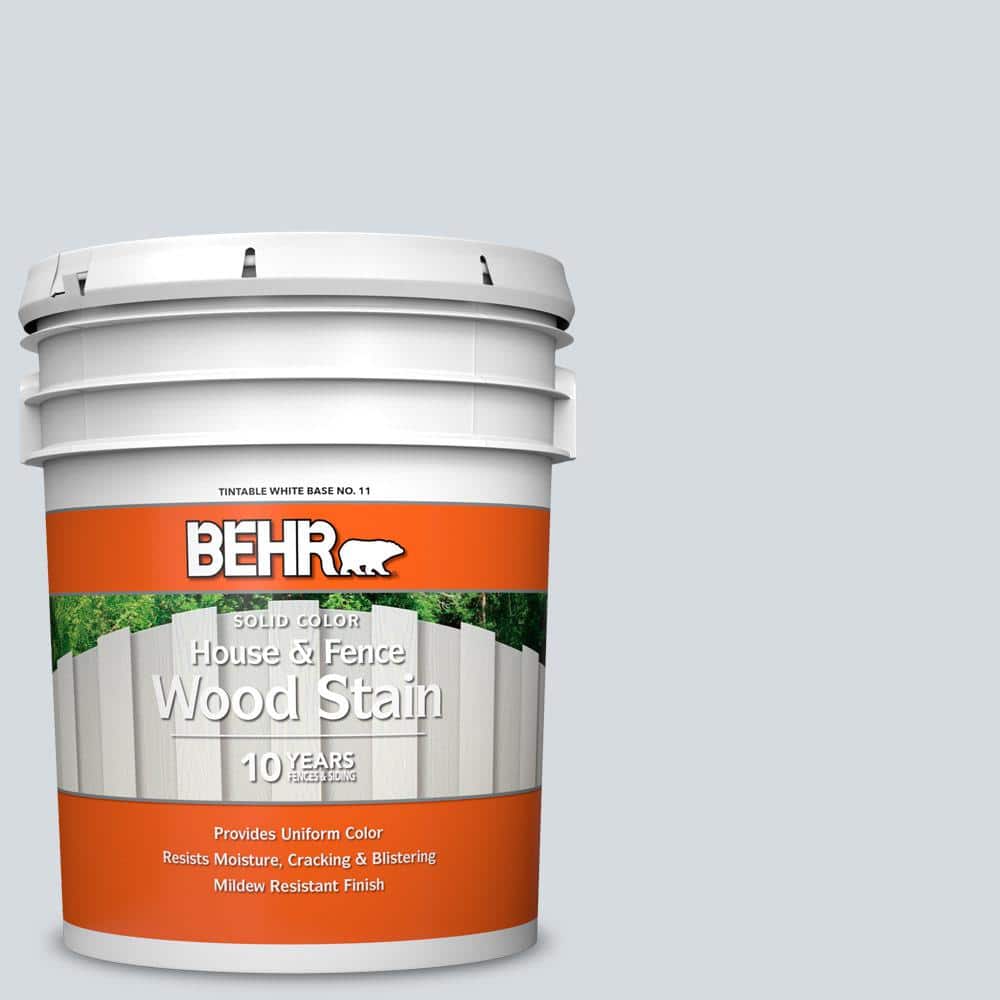 5 gal. #HDC-CT-16 Billowing Clouds Solid Color House and Fence Exterior Woo