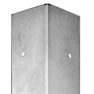 2 in. x 48 in. Corner Shield Stainless Steel Construction