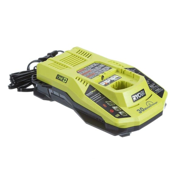 hjort Museum Dovenskab RYOBI ONE+ 18V Dual Chemistry IntelliPort Charger P117 - The Home Depot