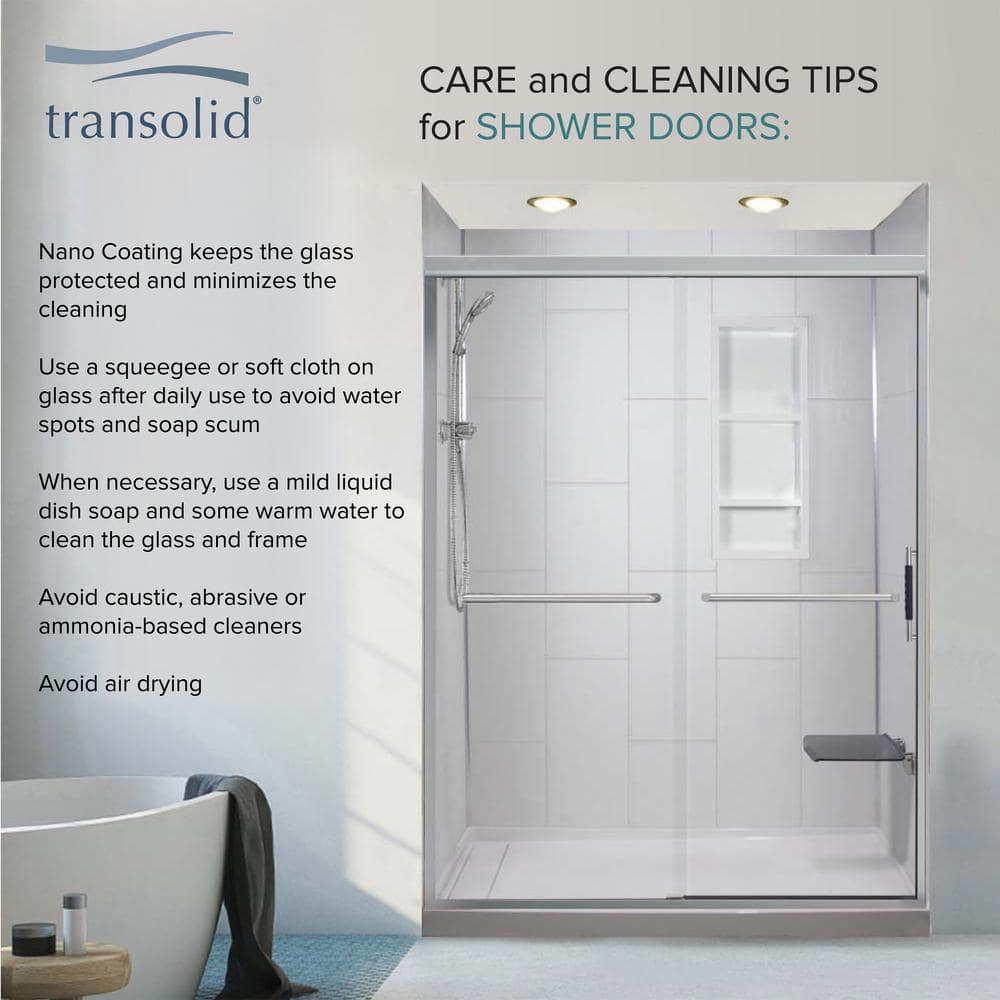 Elizabeth 25" x 76" Frameless Shower Door in Champagne Bronze and Clear Glass