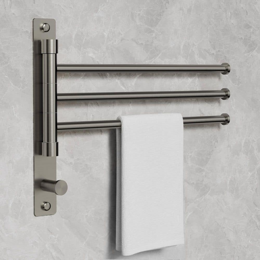 Brushed Nickel Towel Racknull