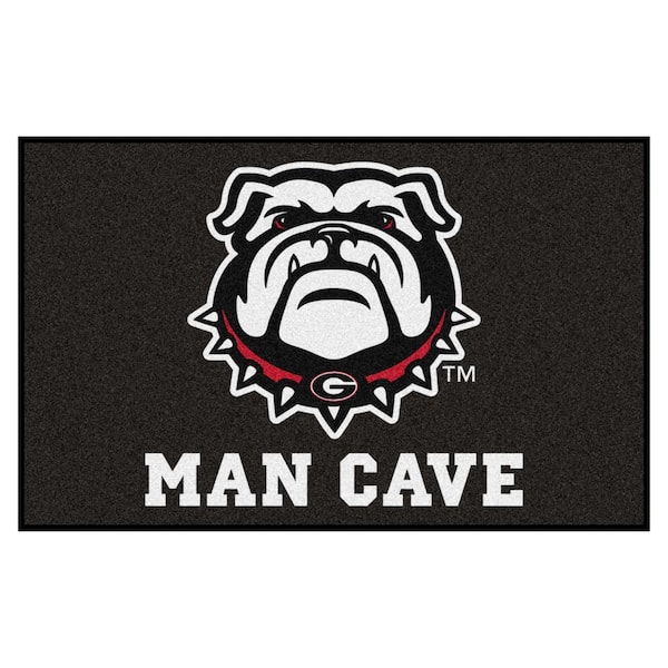 FANMATS NCAA - University of Georgia 5 ft. x 8 ft. Man Cave UltiMat Indoor Area Rug