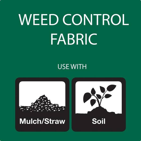 100 Ft Weed Control Landscape Fabric, Cutting Edge Lawn 038 Landscape Fabric