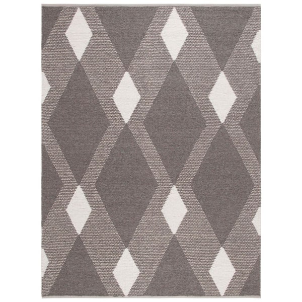 SAFAVIEH Natura 8 ft. x 10 ft. Ivory/Beige Abstract Diamond Area Rug