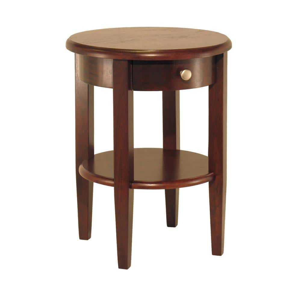 WINSOME WOOD Concord Walnut End Table 94217 The Home Depot