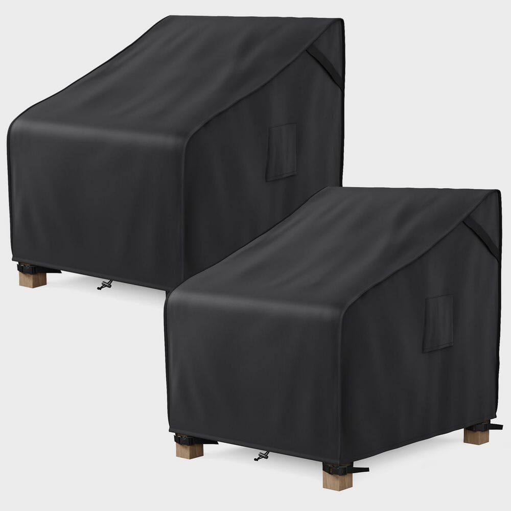32 in. L x 37 in. W x 36 in. H Waterproof Outdoor Patio Furniture Chair Covers for Rocking Chair(2-Pack) price history on PriceWatchPro