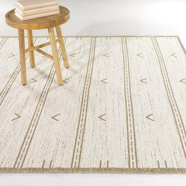 Congreve Cream 5 ft. x 7 ft. Moroccan Area Rug