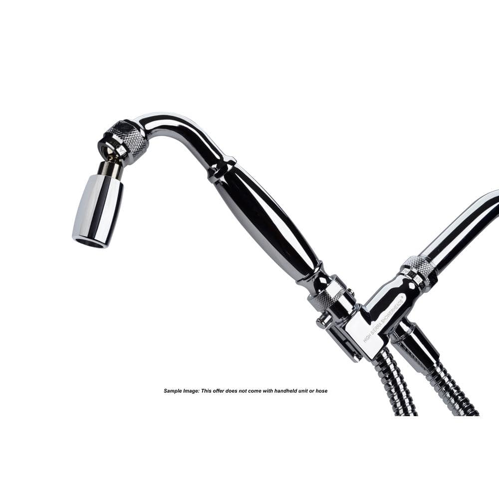 Chrome Solid Brass Wall-Mounted Handheld Shower Bracket