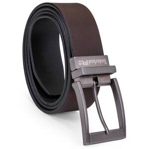 Men's Leather Black/Brown Reversible Belt