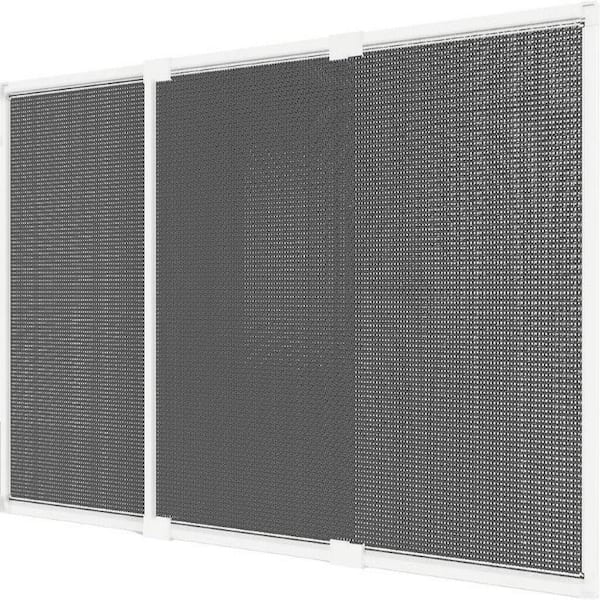 Expandable store window screens