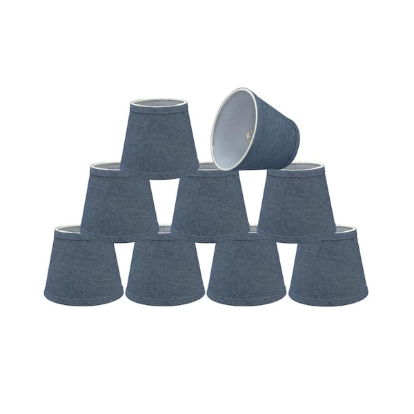 6 in. x 5 in. Washing Blue Hardback Empire Lamp Shade (9-Pack)