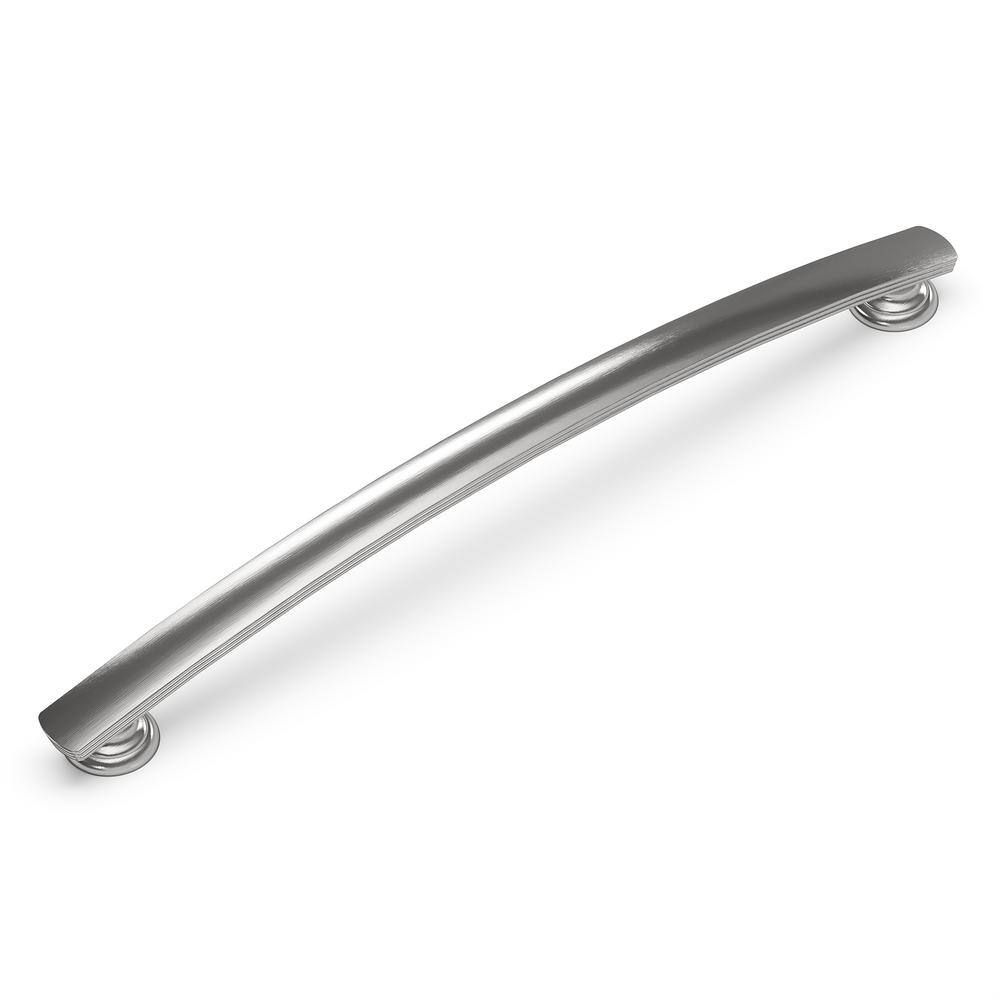 American Diner Satin Nickel Arch Cabinet Pulls with Mounting Hardware