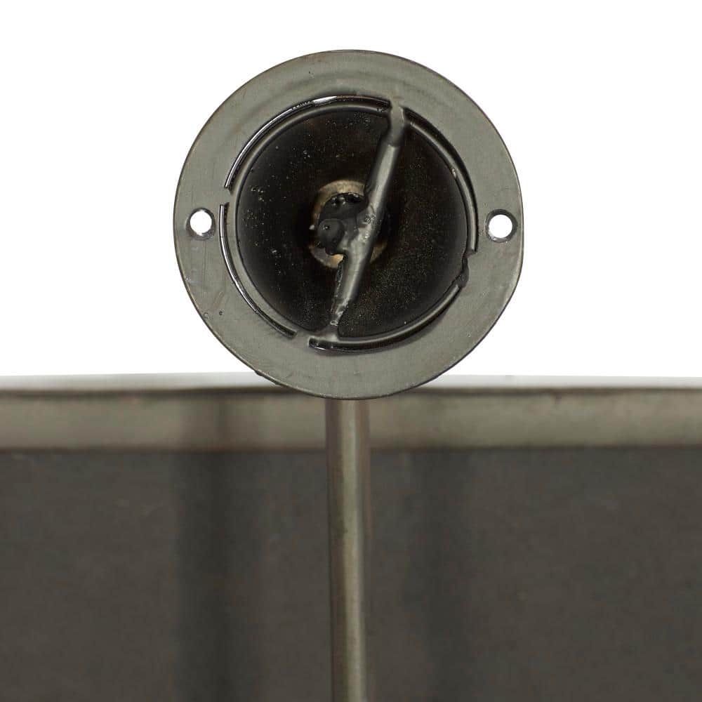 Industrial Black Rectangular Wall Mirror with Pull Handle